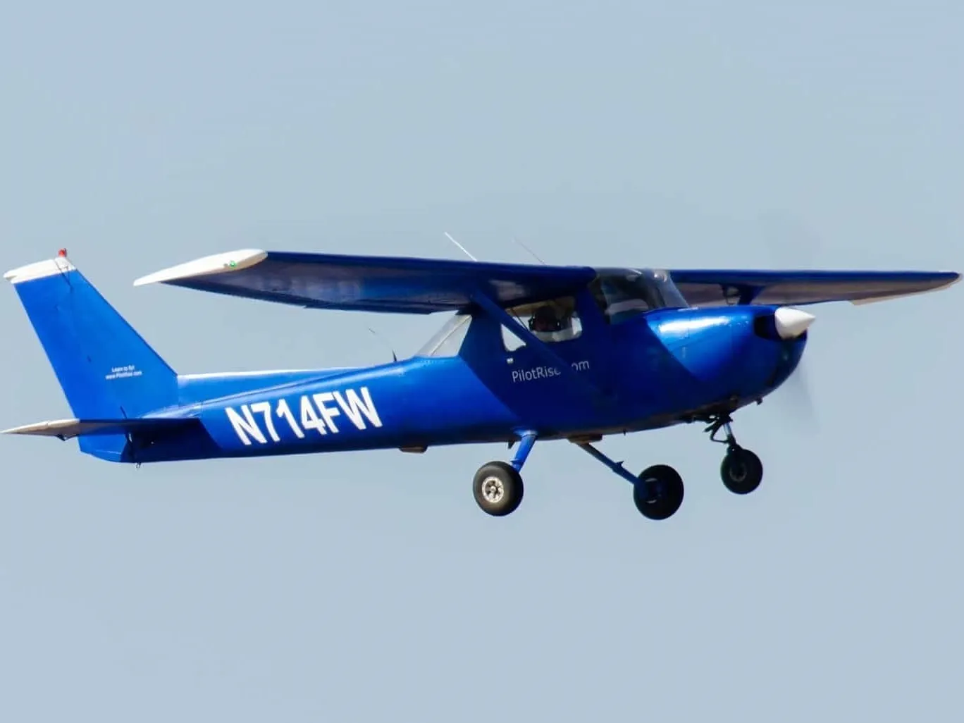 BlueJay Cessna 150 for Daniel private pilot milestone