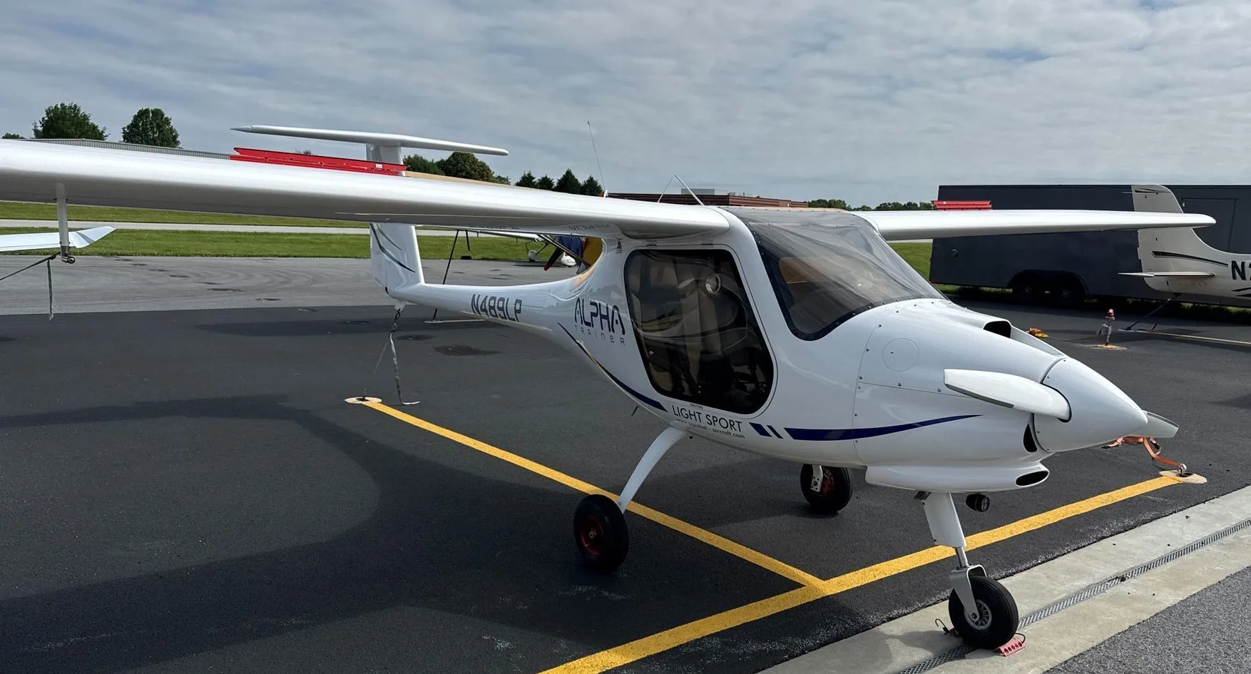 2022 Pipistrel Alpha Trainer front exterior view