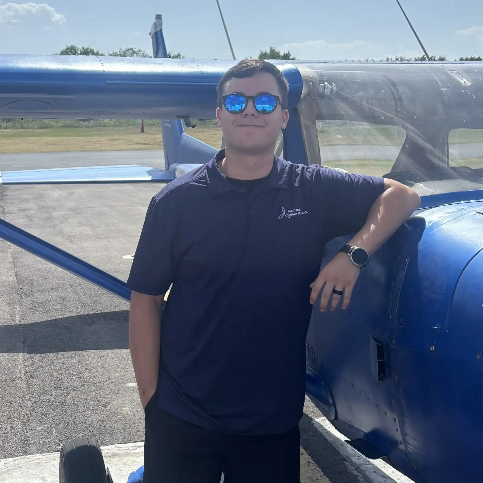 Tanner Peels flight instructor