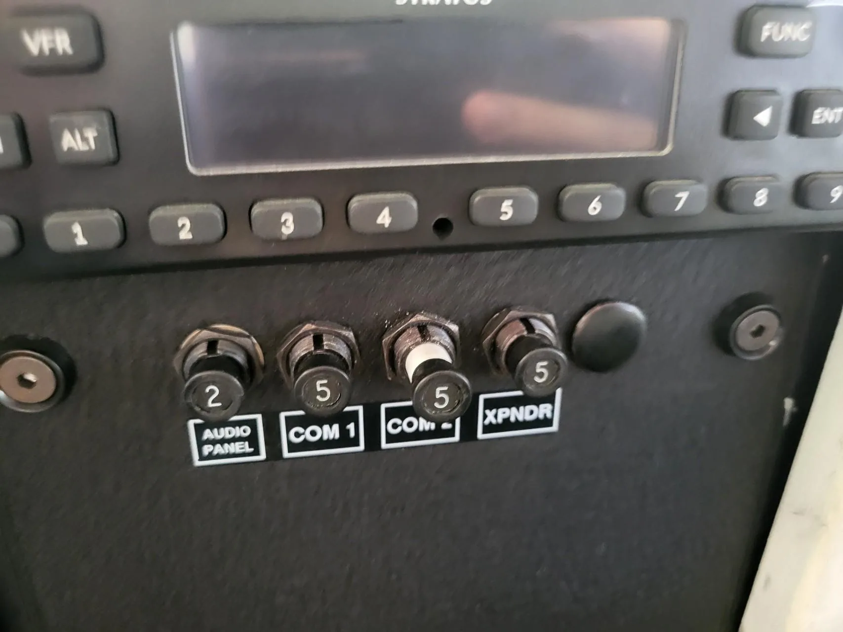 Popped aircraft circuit breaker